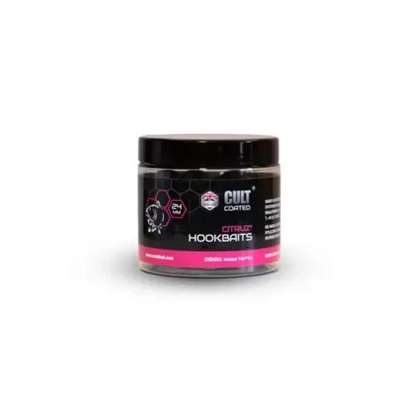 Nash Boilies Citruz Cult Coated Hookbaits 200g 24mm (B6453)