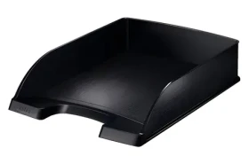 Leitz Style saténově černá / Odkladač na dokumenty / A4 / plast (52540094)