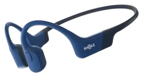 Shokz OpenRun modrá / Bluetooth sluchátka / před uši / IP67 / 8 Generace Bone Conduction