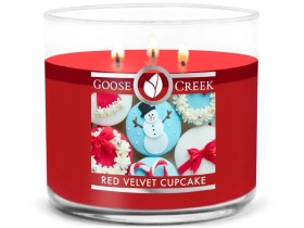 Goose Creek - Sametově červený dortík Vonná svíčka 411 g