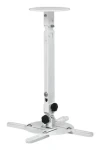 Hama stropní a nástěnný držák projektoru bílá / teleskopický / do 15 kg (220880)