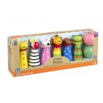 Orange Tree Toys Dřevěné kuželky - Zvířátka