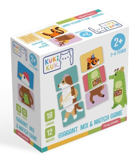 KukiKuk Giaaant Mix Match Game Funny Animals