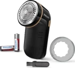 Philips GC026/80 černá / Odžmolkovač / 2x AA baterie (11289)