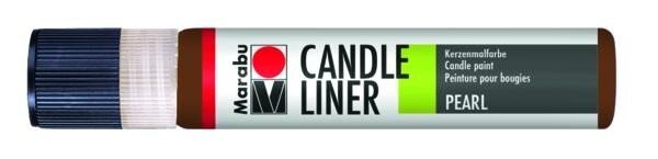 Marabu Candle Liner na svíčky - hnědý 25 ml