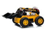 Mamido Dětský elektrický nakladač CAR-26A žlutý | 4x4 | RC 2.4Ghz | EKO kůže | 12V10Ah