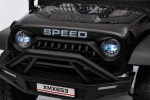 Mamido Elektrické autíčko Speed Offroad černé | 4x45W | EVA kola | 12V 7Ah | EKO kůže