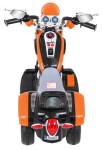 Mamido Dětská elektrická motorka Chopper oranžová