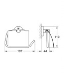 GROHE - Essentials Držák toaletního papíru, chrom 40367001