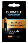 DURACELL - Optimum alkalická baterie mikrotužková AAA 4 ks (42391)