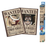 One Piece Set plakátů Wanted Roger Whitebeard 52 x 38 cm (2 ks)