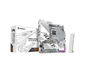 GIGABYTE MB Sc AM5 B850M A ELITE WF6E ICE, AMD B850, 4xDDR5, 1xDP, WiFi, mATX EDF_1706057