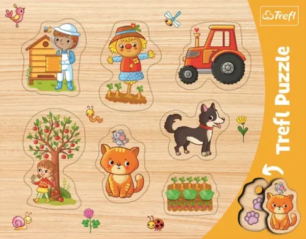 Trefl - Puzzle - Vkládačka: Farma
