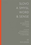 Slovo a smysl 33/ Word & Sense 33