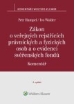 Zákon veřejných rejstřících právnických fyzických osob evidenci