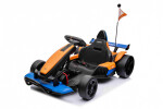 Mamido Dětská elektrická motokára McLaren Drift oranžová