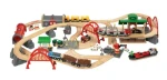 BRIO Vláčkodráha Deluxe se zvuky a světly v plastovém boxu