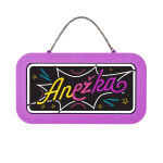 Neonová cedulka se jménem - Anežka - Albi