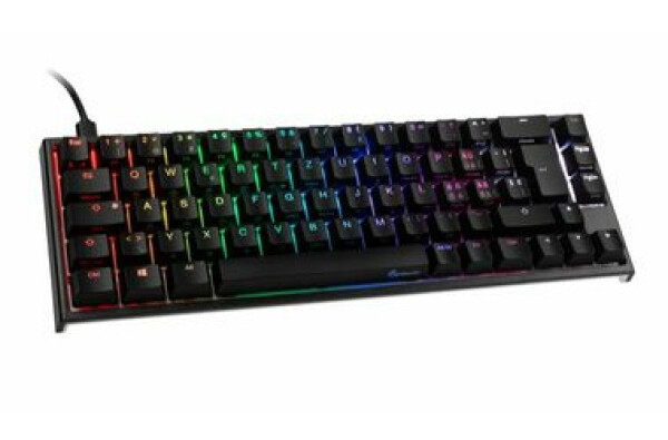 Ducky ONE 2 SF Gaming Tastatur MX-Speed Silver černá (CH) / Herní klávesnice / podsvícená / mechanická / drátová (USB) (DKON1967ST-PSZALAZT1)