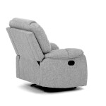 Relaxační křeslo, šedá látka, TV-4088 SIL2