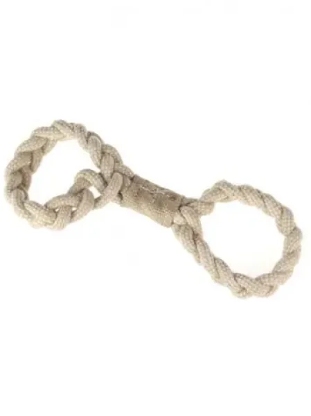 AnimALL Hračka Přetahovadlo jutovo-bavlněné osmička 35 cm (110315)