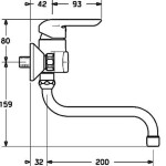 HANSA - Vantis Dřezová baterie, chrom 52532103