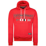 Geographical Norway Great DB 317 M WY8613H/GN-Red Mikina s kapucí L