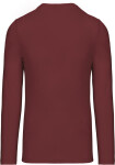 Kariban K 359 Pánské tričko s dlouhým rukávem 20.K359 wine XL