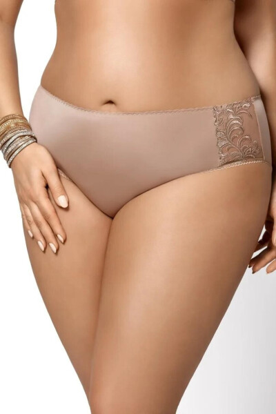 Dámské kalhotky K379 VICTORIA Béžová - GORSENIA béžová 3XL
