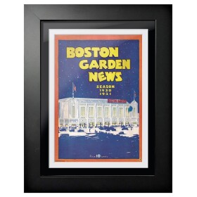 Mustang Obraz v rámu Boston Bruins NHL Program Cover Boston Garden News 1930