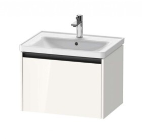 DURAVIT - Ketho.2 Umyvadlová skříňka 44x63x46 cm, 1 zásuvka, lesklá bílá K25082022220000