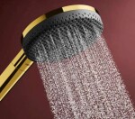 HANSGROHE - Raindance Alive Select S Sprchová hlavice, 3 proudy, EcoSmart, leštěný vzhled zlata 24511990