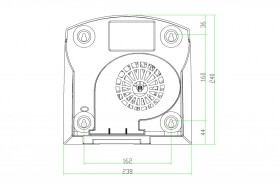 NOVASERVIS - Elektrický senzorový osoušeč rukou, 1500 W, bílý 69091,1