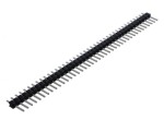 DuPont rovná kolíková lišta - 40Pin, samec černá