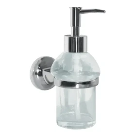 Spirella LAGUNE nástěnný dávkovač mýdla 0.2 L sklo / chromovaný plast (7610583178107)