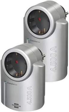 Brennenstuhl Primera-Line šedá / Přepěťová ochrana / 1x zásuvka / 3680 W / IP20 (1506950)