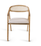 Murdia Dubová židle Frame Cane, masiv Typ čalounění: Cashmere 18