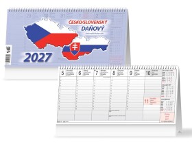Stolní kalendář 2027 MFP Daňový česko-slovenský