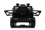 Mamido Elektrické autíčko OFFROAD černé 12V Vysoký podvozek, široké sedadlo, Odpružené nápravy, 2,4 GHz Dálkové ovládání LED světla