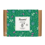 Blossombs Dárková sada semínek divokých květin Flowers – 7 ks, zelená barva, papír