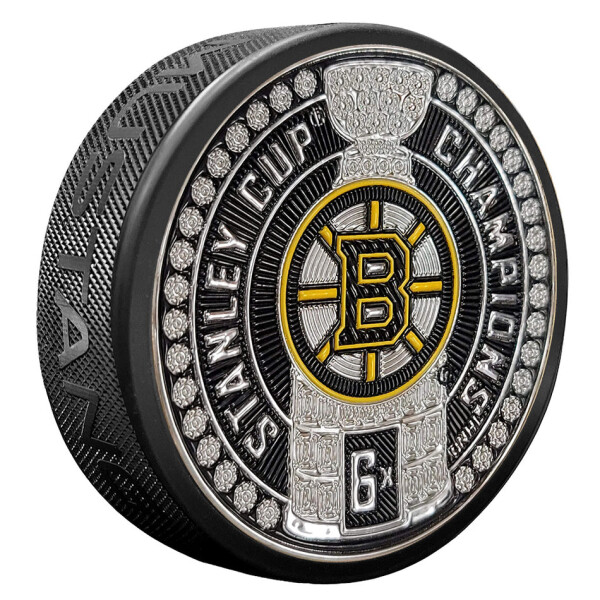 Mustang Puk Boston Bruins NHL Stanley Cup Dynasty Puck Design Trimflexx