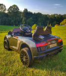 Mamido Dětské elektrické autíčko Audi R8 Spyder černé