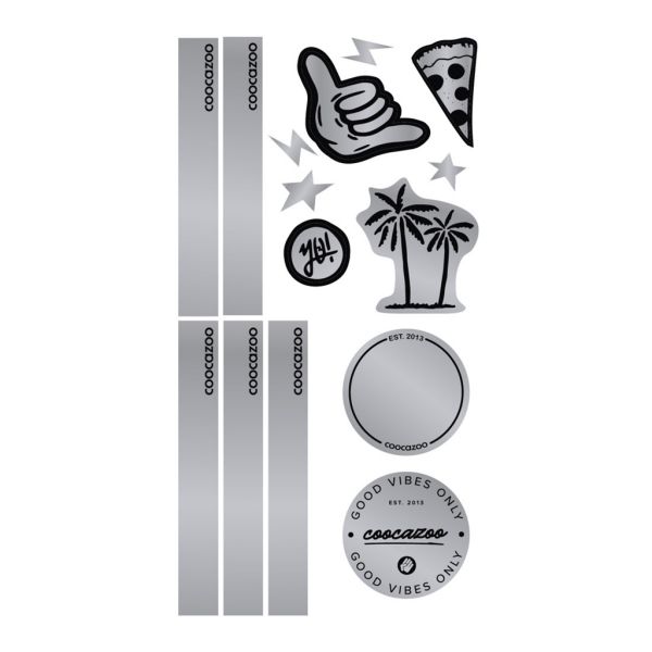 Reflexní samolepky coocazoo StickyRicky - Black