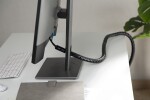 EVOLVEO CableHold, organizér kabelů, 2,5 m x 2 cm, samosvorný, černý
