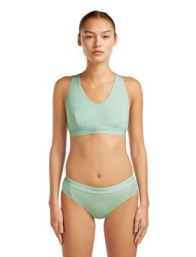 Dámská merino podprsenka ICEBREAKER Wmns 125 Cool-Lite Sprite Racerback Bra, Mint velikost: L