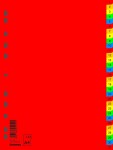 DONAU rozlišovač číselný 1-31, A4, PP, 31 listů, mix barev 31