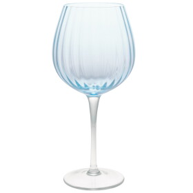 GREEN GATE Sklenice na víno Alice Pale Blue 600 ml, modrá barva, sklo