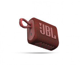 JBL GO 3 červená / Přenosný reproduktor / Bluetooth / výdrž 5 hodin / IPX7 (JBL GO3RED)