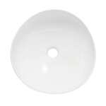 Umyvadlo na desku SAT Feel 38x38 cm bez otvoru na baterii SATUMFEEL3838 SATUMFEEL3838