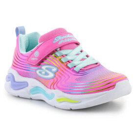 Boty Skechers S-Lights Wavy Beams Jr 302338L-PKMT EU 34